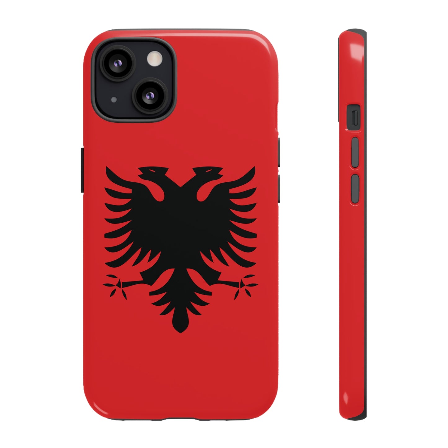 T5 Minimalist Albanian Flag Two Headed Eagle Smartphone Case