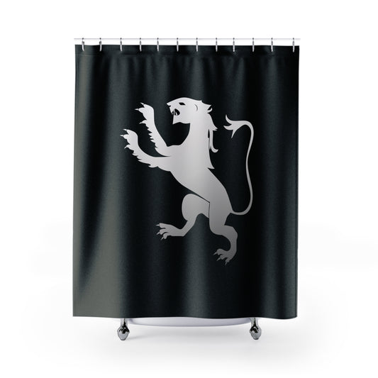 T5 Minimalist Spanish Lion Shower Curtain