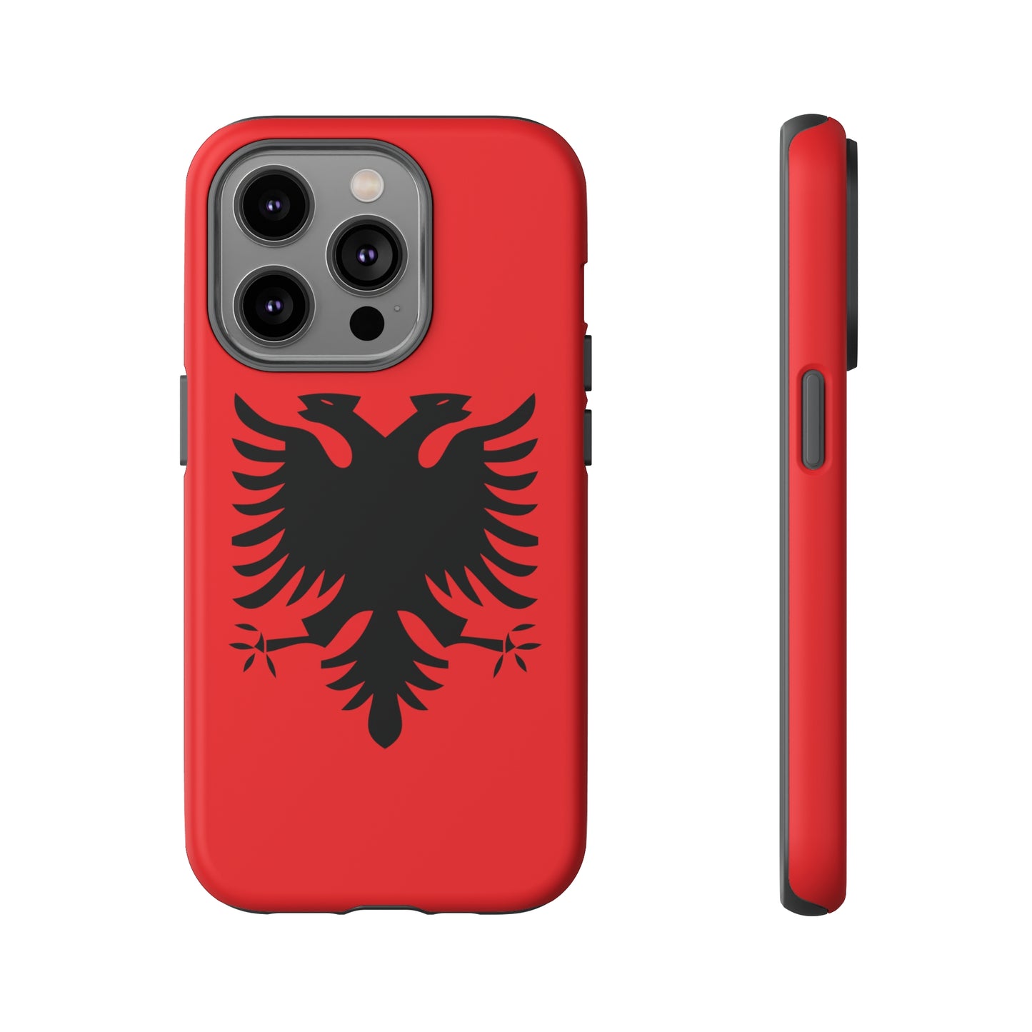 T5 Minimalist Albanian Flag Two Headed Eagle Smartphone Case