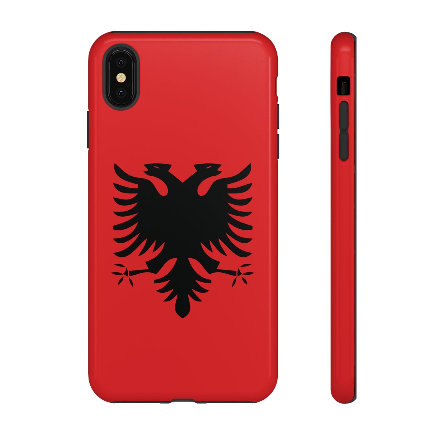 T5 Minimalist Albanian Flag Two Headed Eagle Smartphone Case