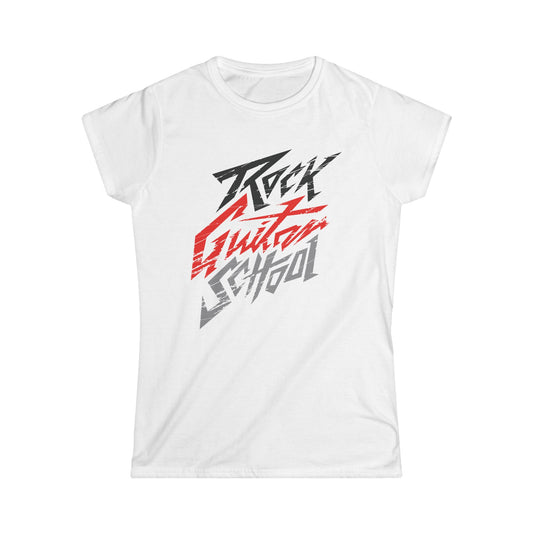 T5 Minimalist ROCK GUITAR SCHOOL T-Shirt for Women