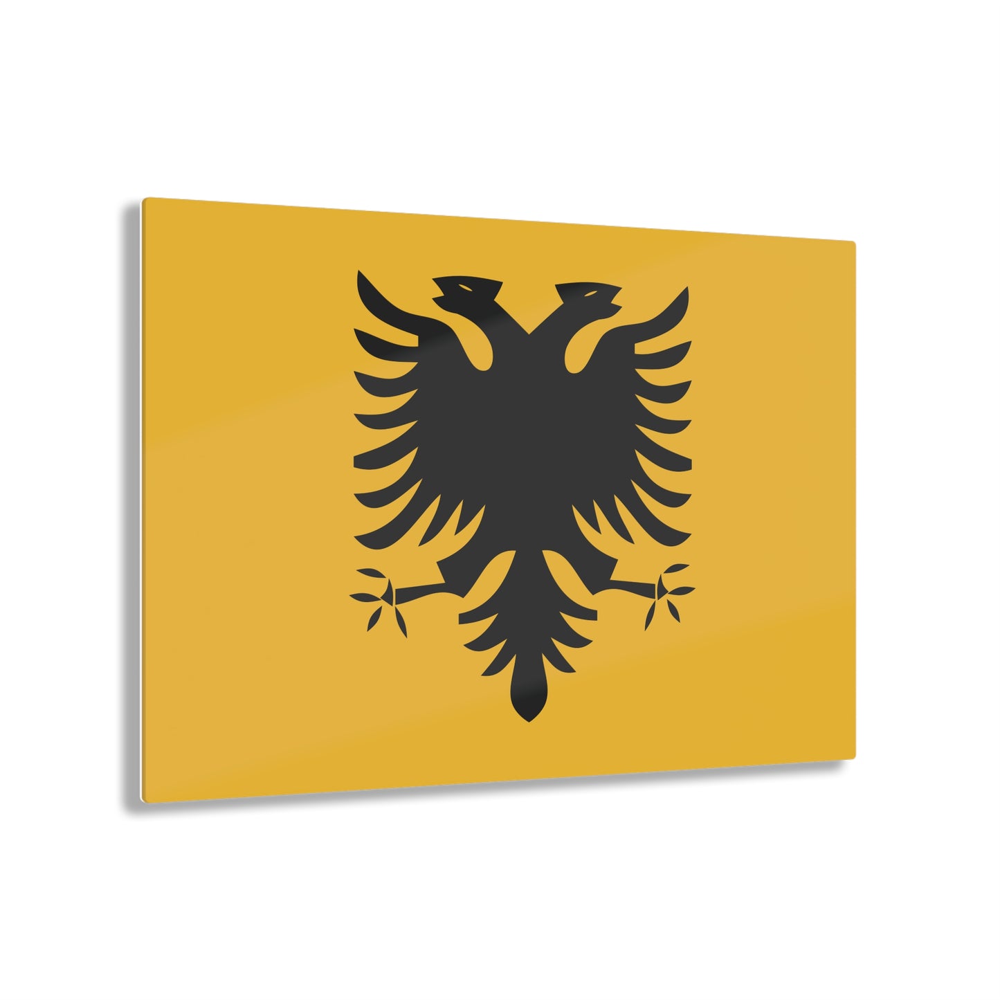 T5 Minimalist Albanian Flag Two Headed Eagle Acrylic Print