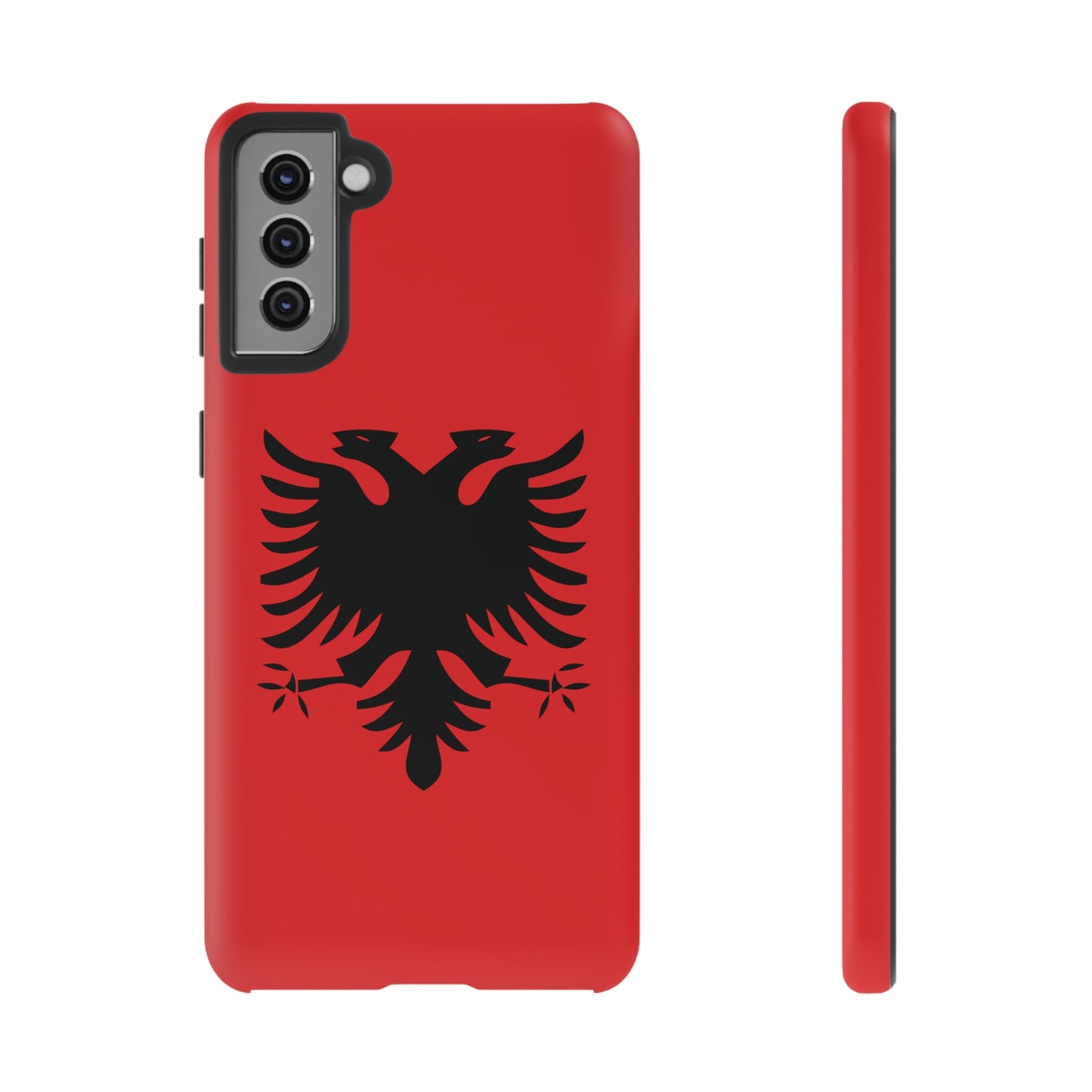 T5 Minimalist Albanian Flag Two Headed Eagle Smartphone Case