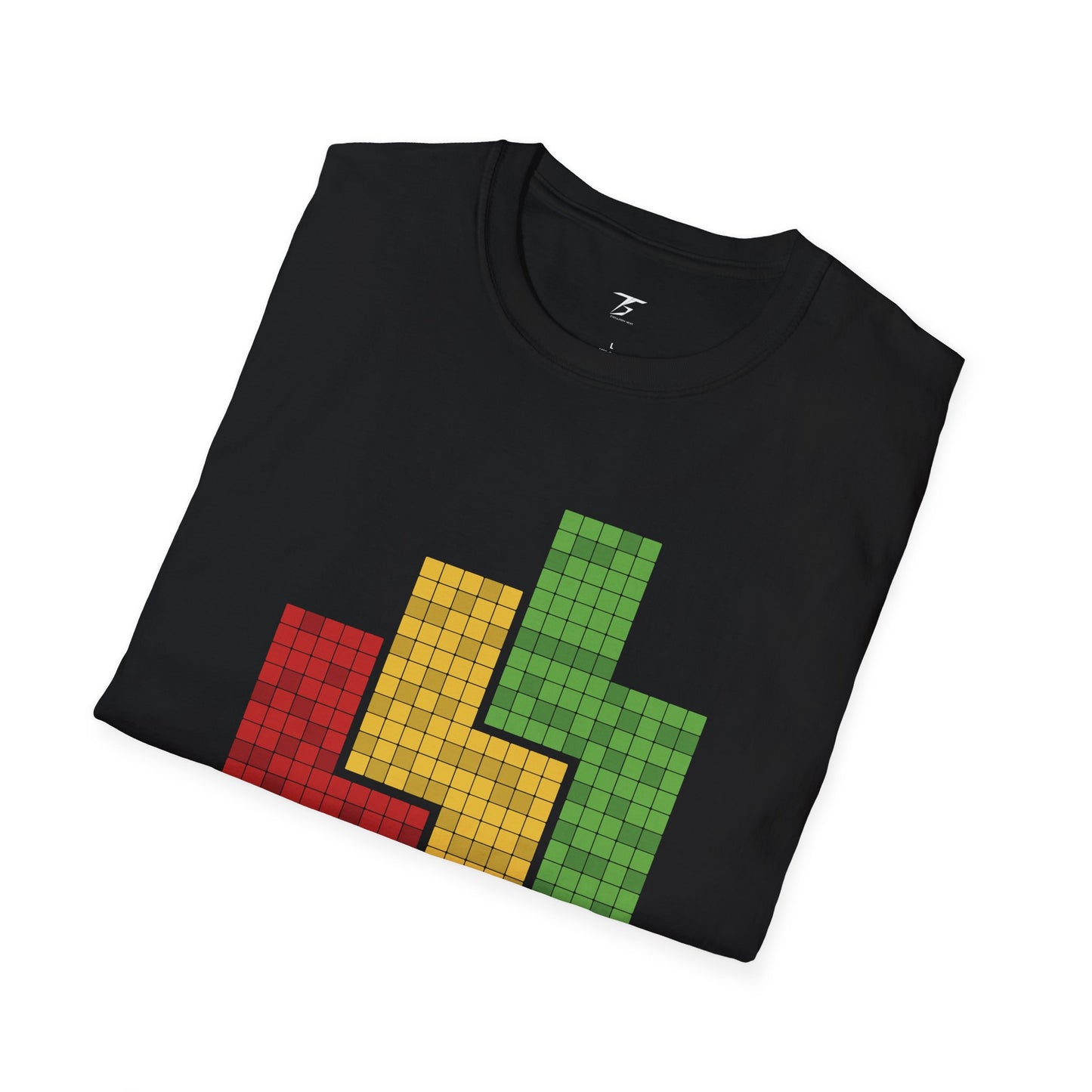 T5 Minimalist Mosaic Shapes T-Shirt for Men