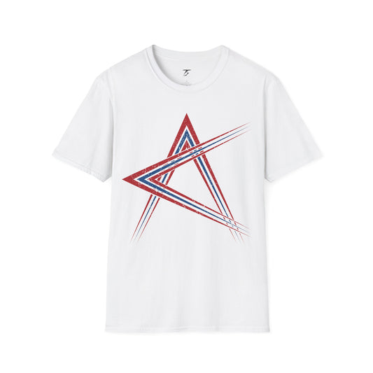 T5 Minimalist Colliding Shapes T-Shirt for Men