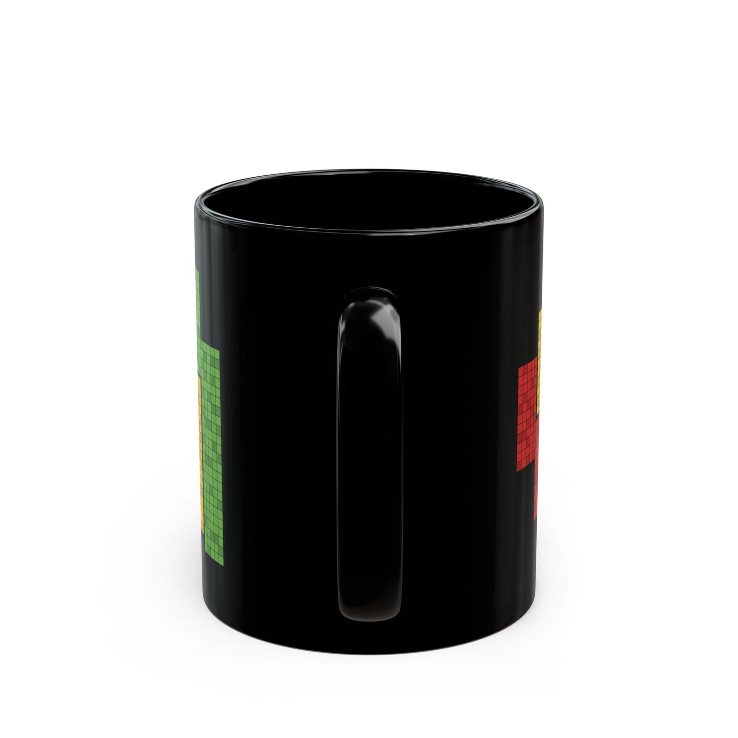 T5 Minimalist Mosaic Shapes Ceramic Coffee Mug