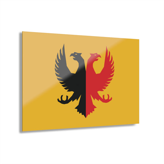 T5 Minimalist Two Headed Eagle Acrylic Print