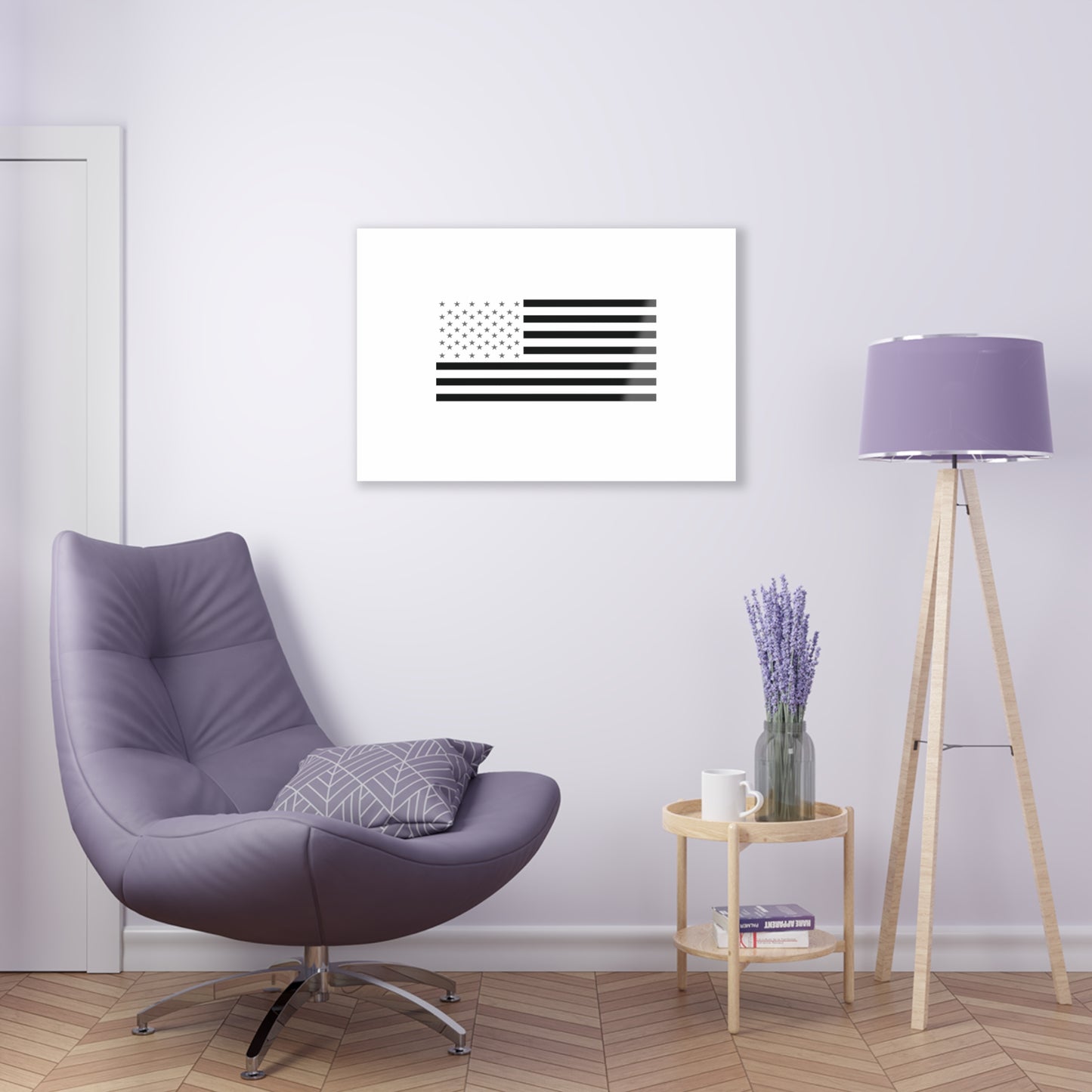 T5 Minimalist U.S.A. Flag Acrylic Print