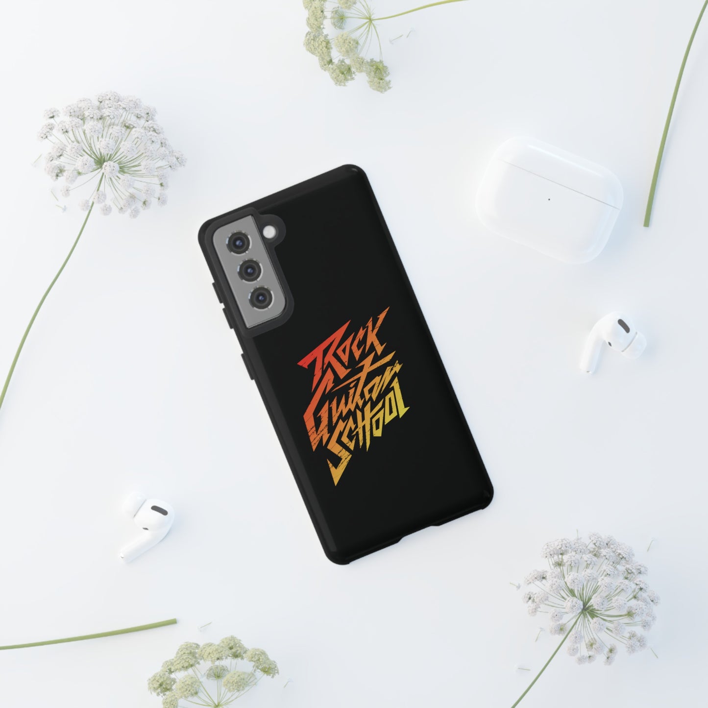 T5 Minimalist ROCK GUITAR SCHOOL Smartphone Case