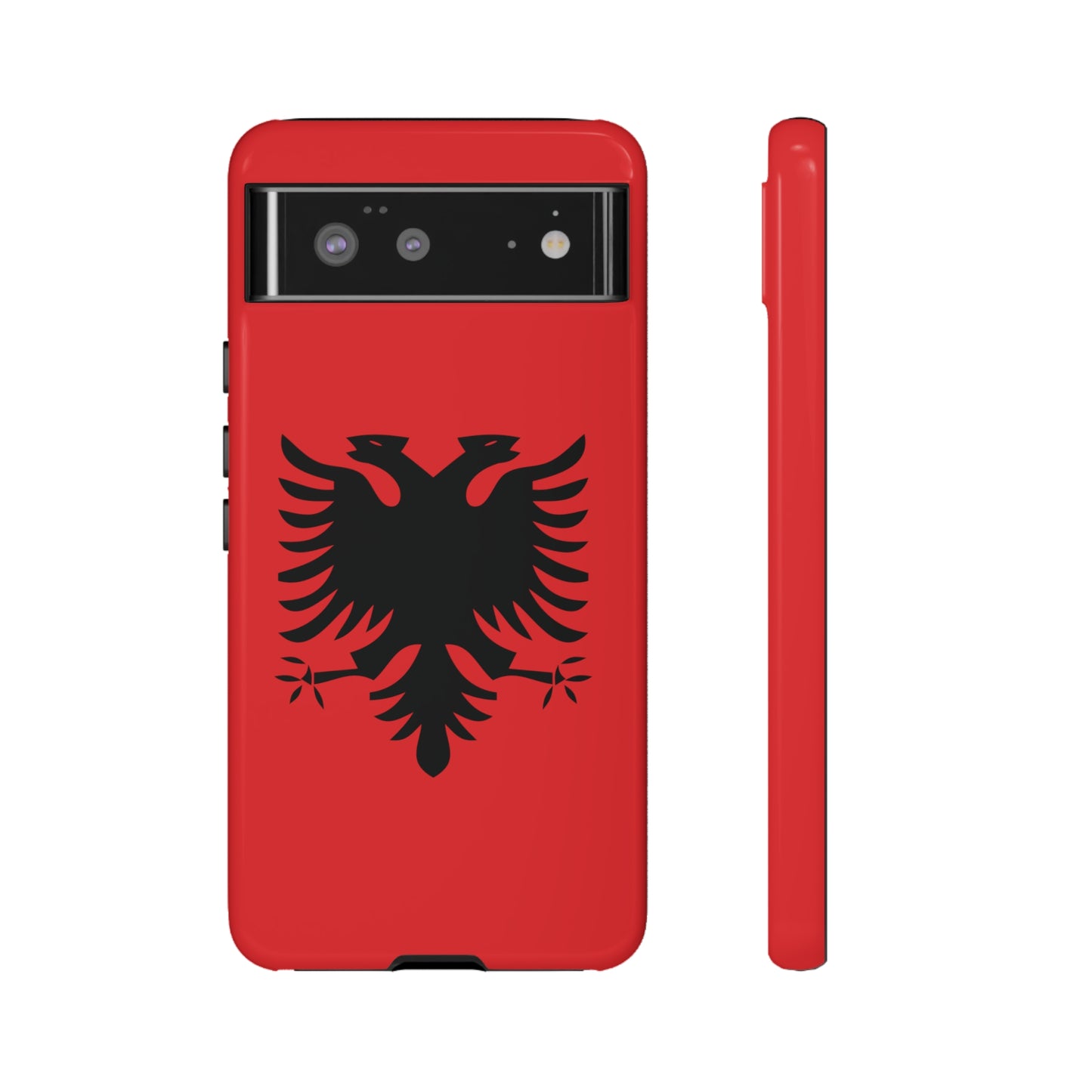 T5 Minimalist Albanian Flag Two Headed Eagle Smartphone Case