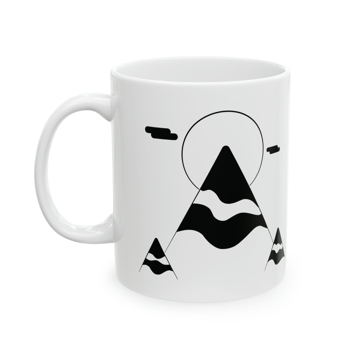 T5 Minimalist Winter Sunrise Ceramic Coffee Mug