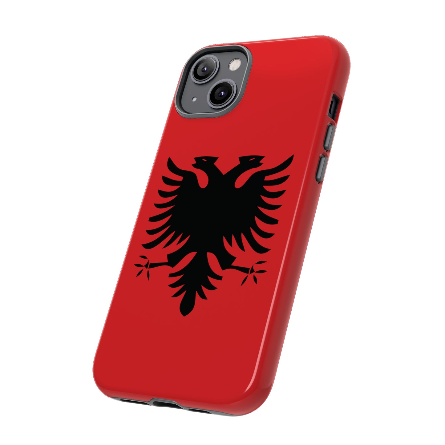 T5 Minimalist Albanian Flag Two Headed Eagle Smartphone Case