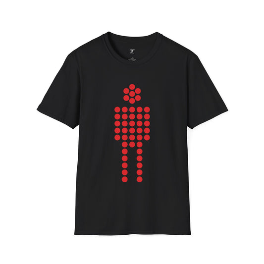 T5 Minimalist Pedestrian Stop Traffic Light T-Shirt for Men