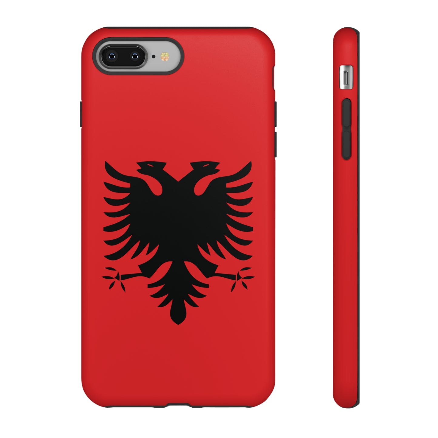 T5 Minimalist Albanian Flag Two Headed Eagle Smartphone Case