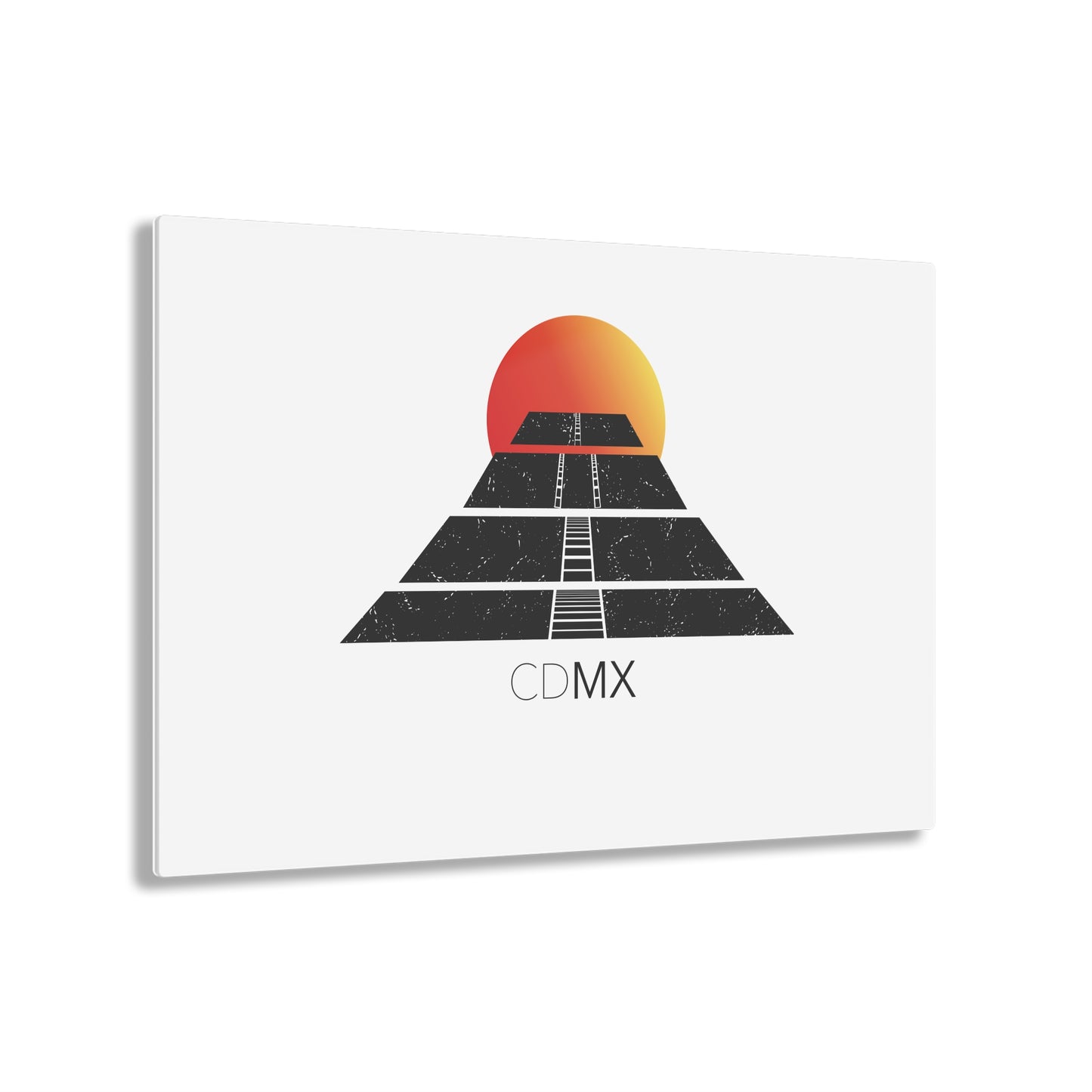 T5 Minimalist Pyramid of the Sun Acrylic Print