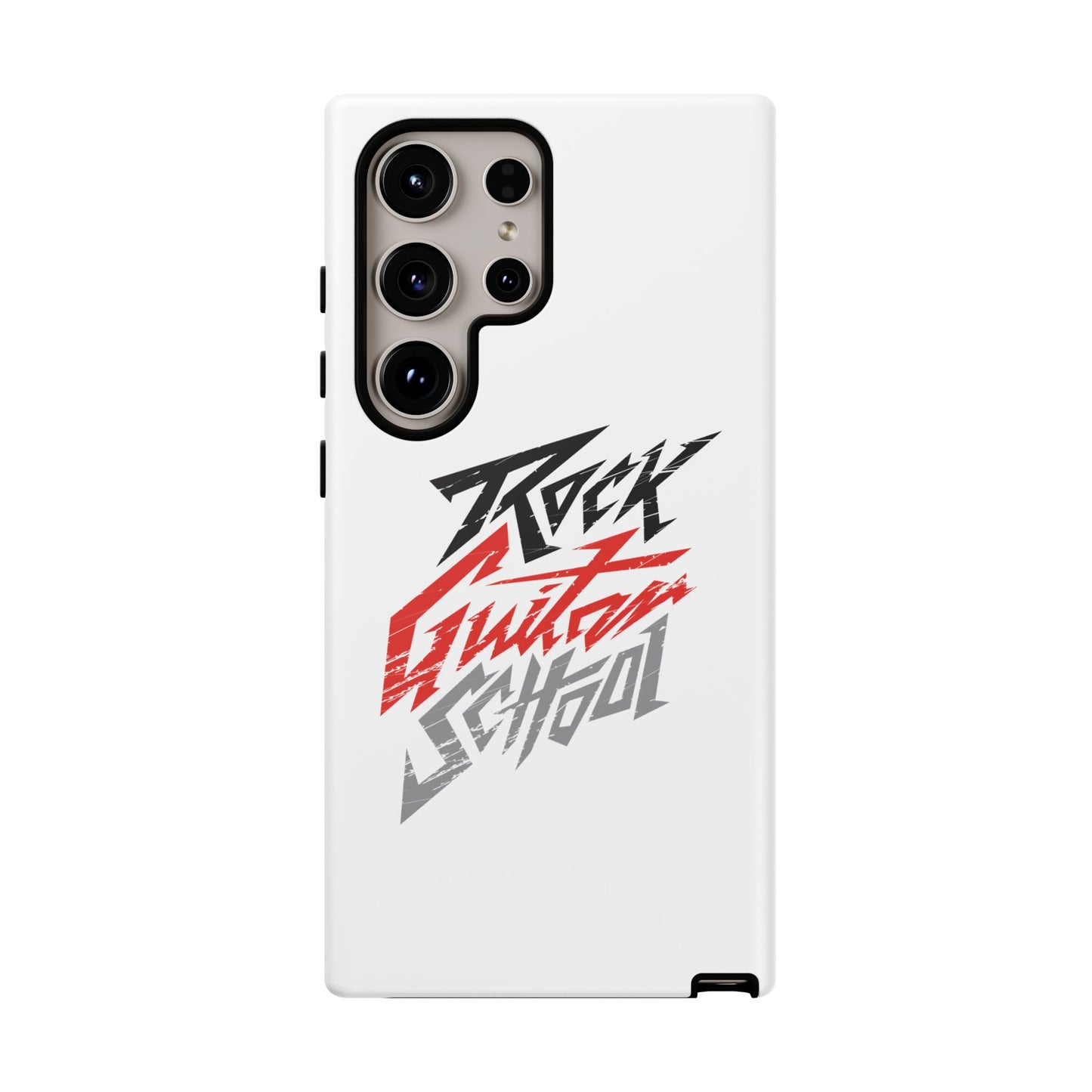 T5 Minimalist ROCK GUITAR SCHOOL Smartphone Case