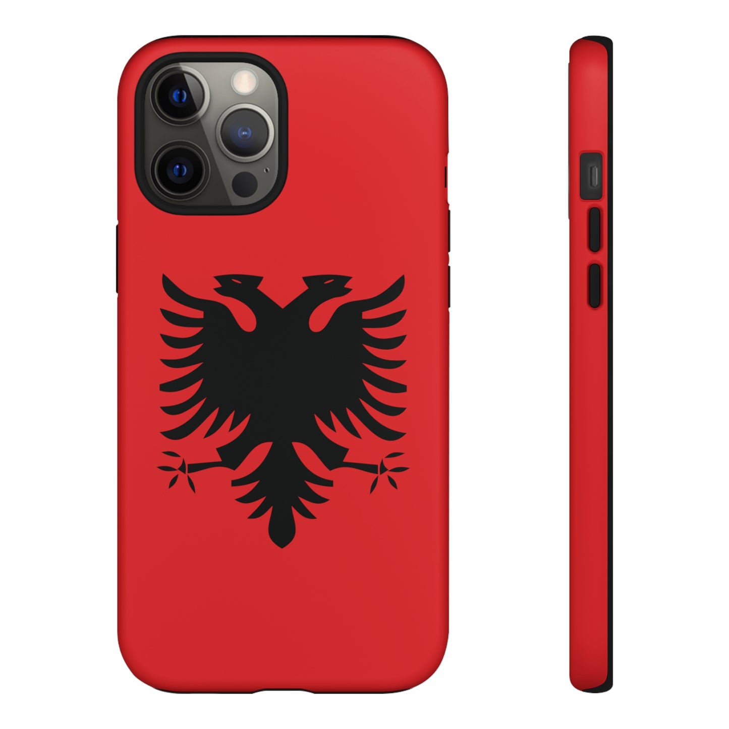 T5 Minimalist Albanian Flag Two Headed Eagle Smartphone Case