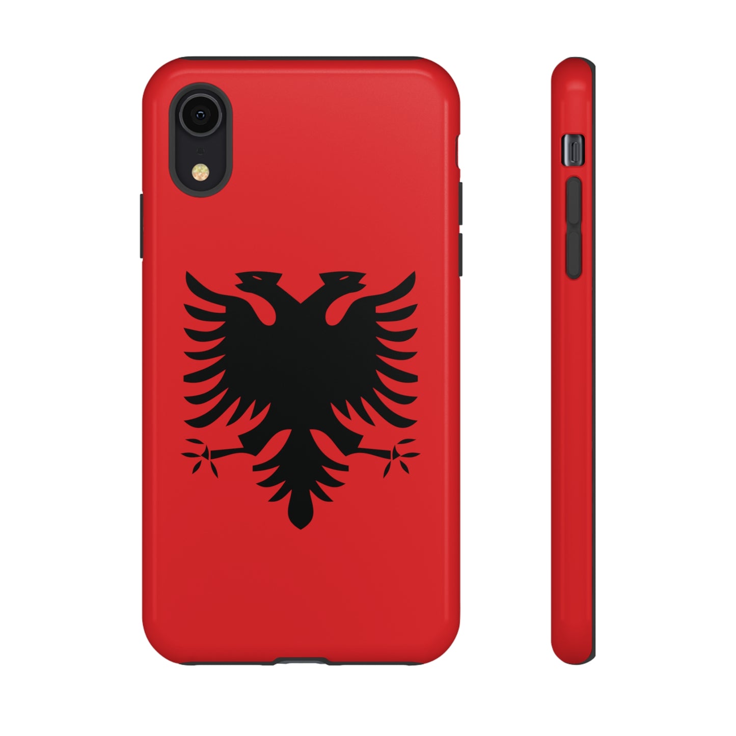 T5 Minimalist Albanian Flag Two Headed Eagle Smartphone Case