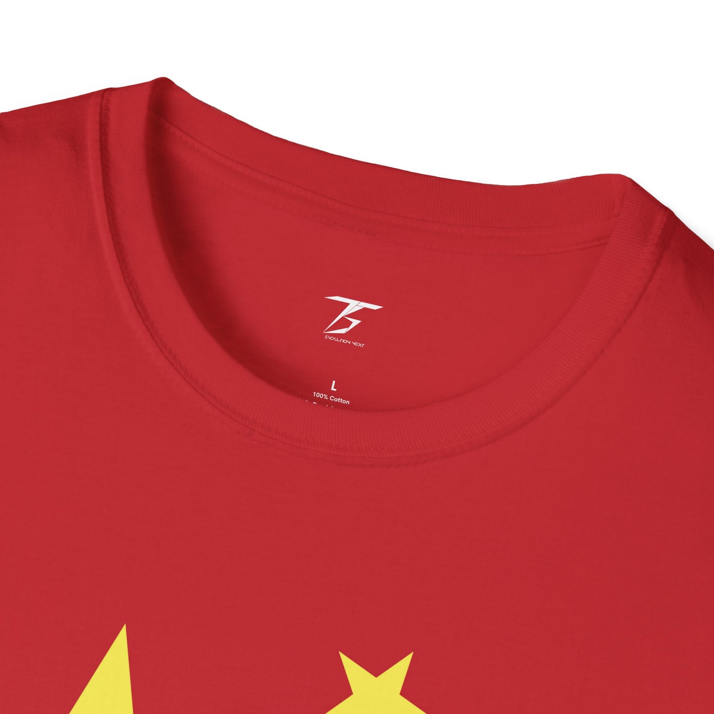 T5 Minimalist China Flag Stars T-Shirt for Men