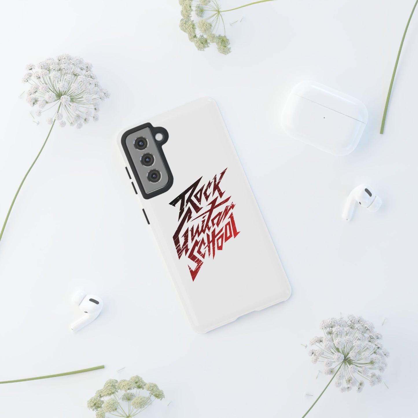 T5 Minimalist ROCK GUITAR SCHOOL Smartphone Case