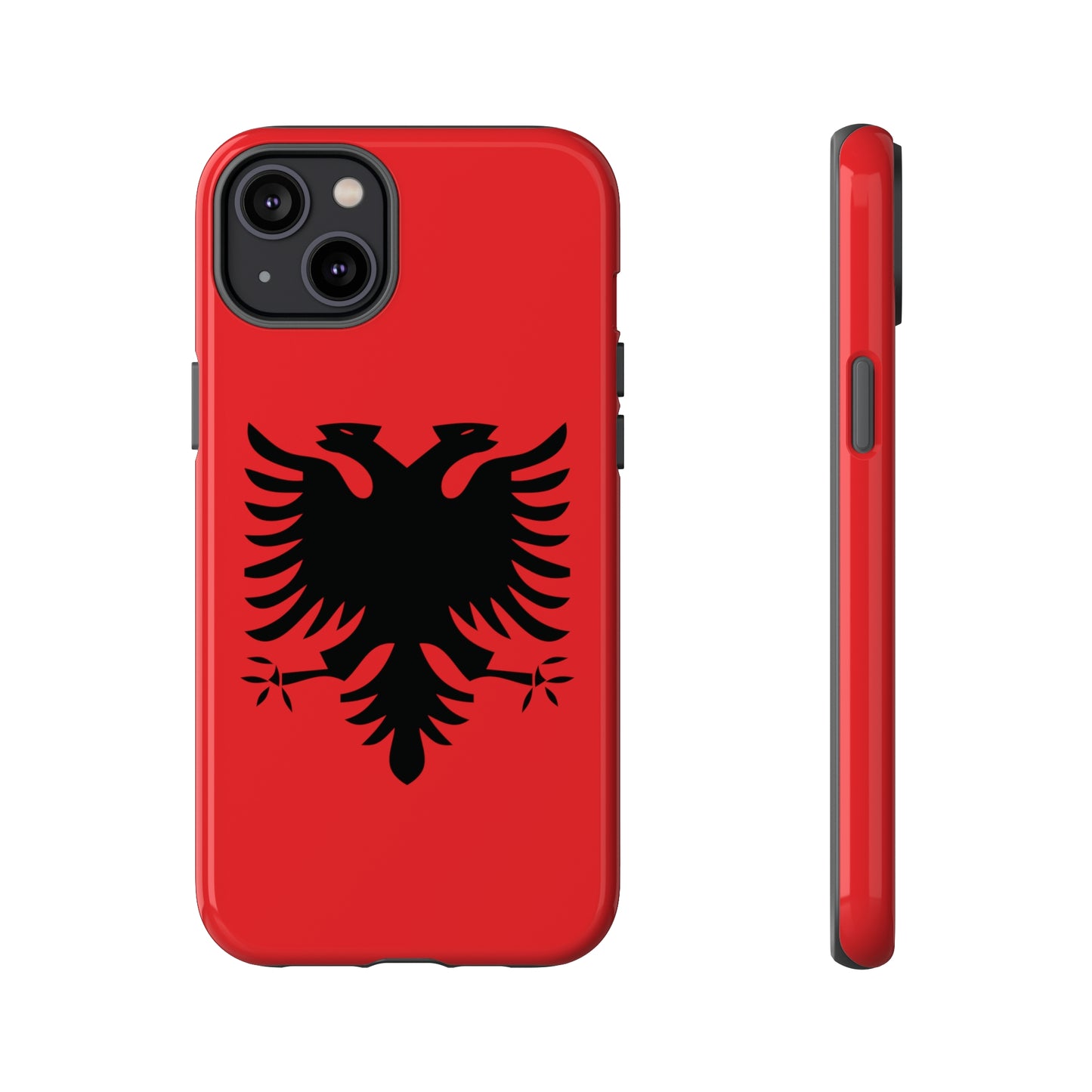 T5 Minimalist Albanian Flag Two Headed Eagle Smartphone Case