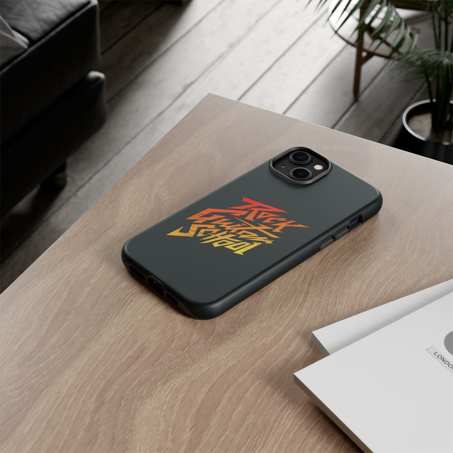 T5 Minimalist ROCK GUITAR SCHOOL Smartphone Case