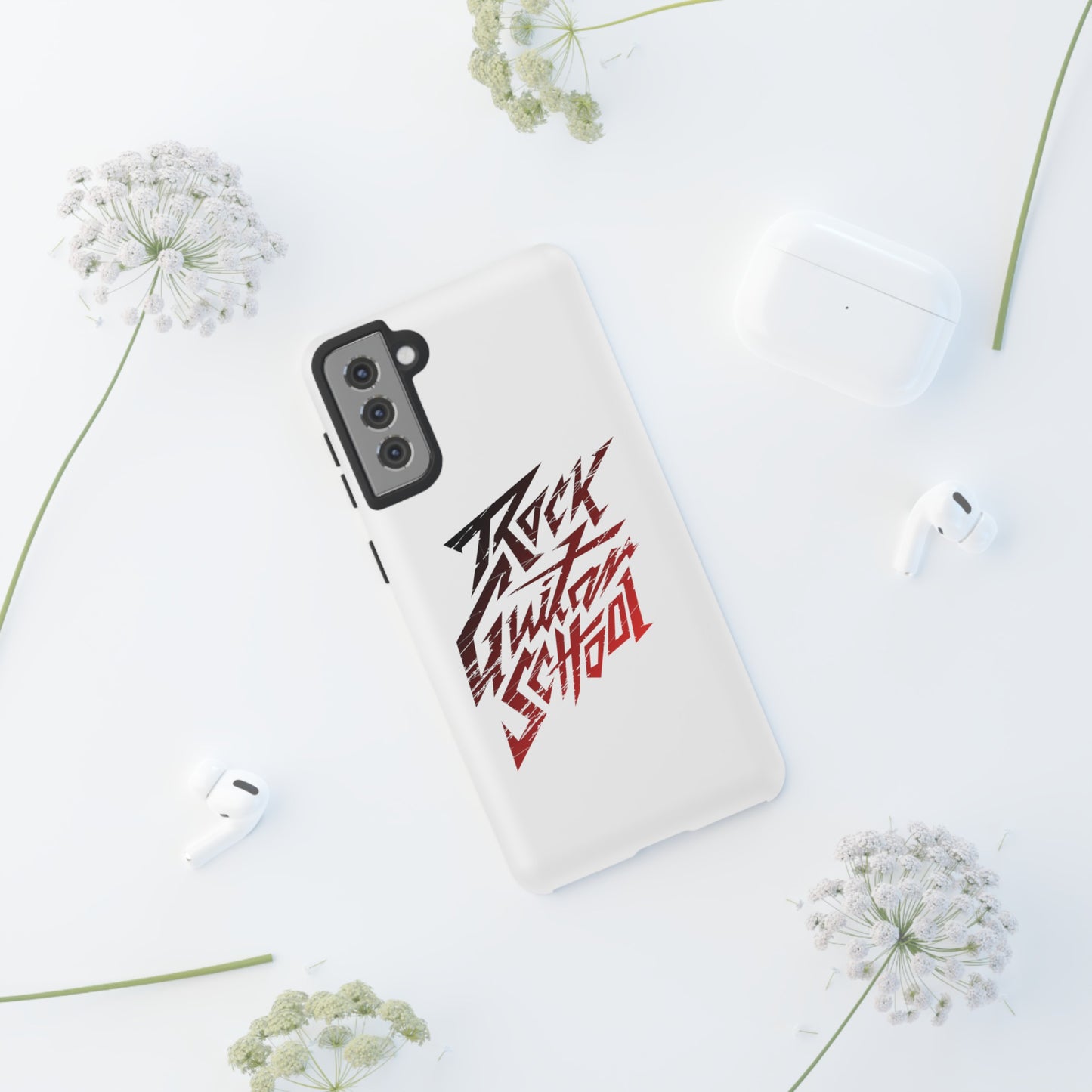 T5 Minimalist ROCK GUITAR SCHOOL Smartphone Case