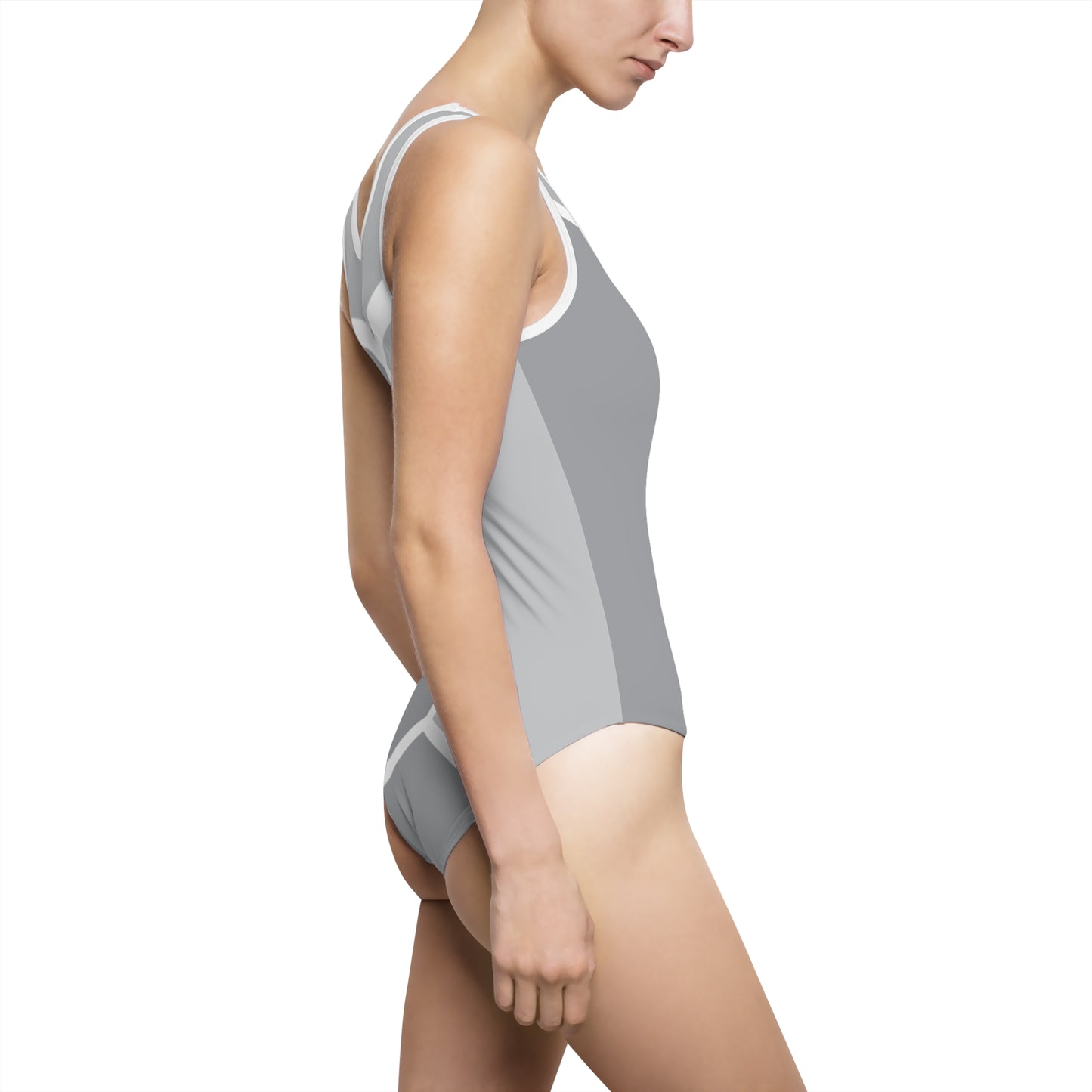 T5 Minimalist Grey Swimsuit for Women