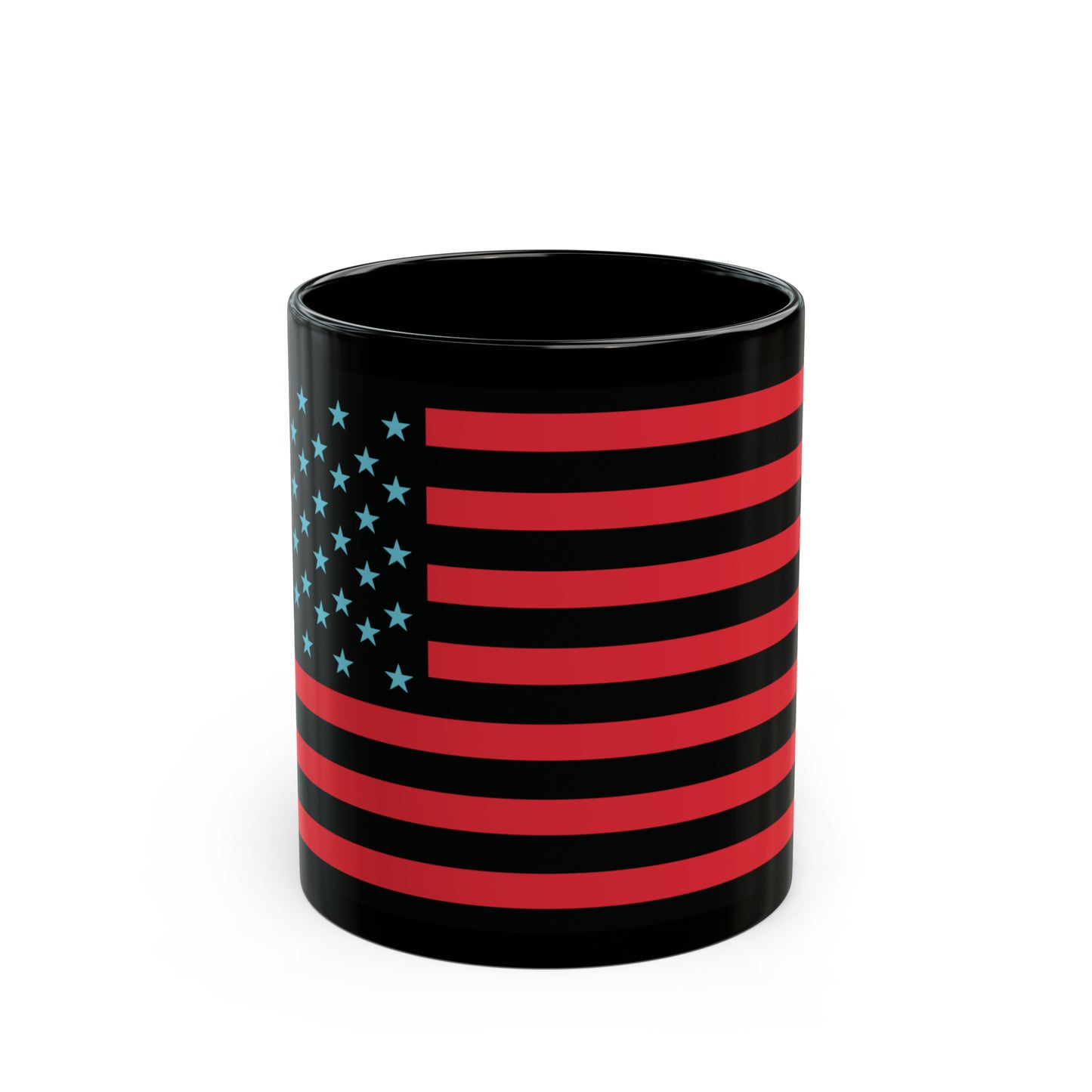 T5 Minimalist U.S.A. Flag Ceramic Coffee Mug