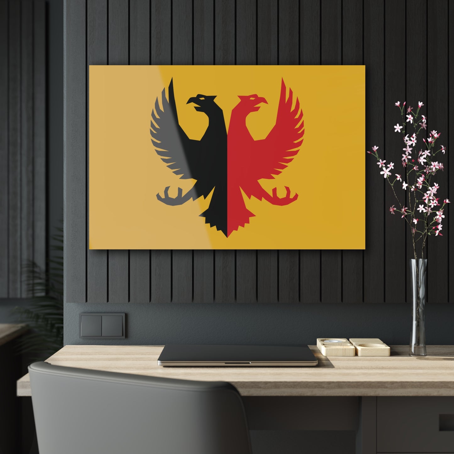 T5 Minimalist Two Headed Eagle Acrylic Print