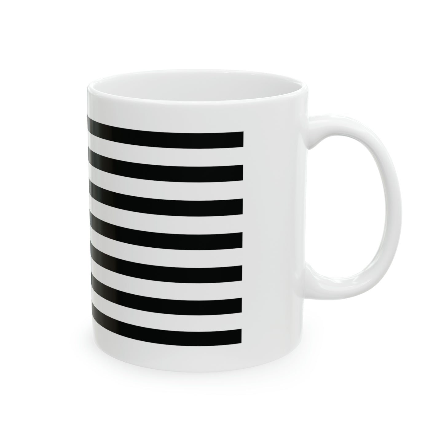 T5 Minimalist U.S.A. Flag Ceramic Coffee Mug