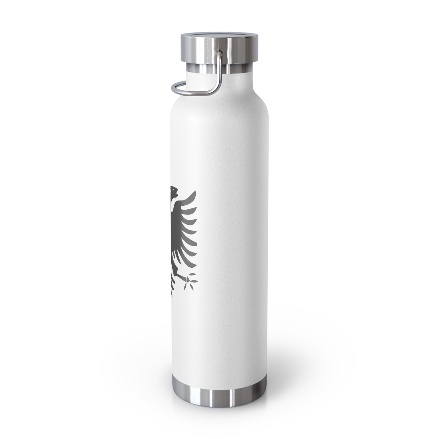 T5 Minimalist Albanian Flag Two Headed Eagle Copper Vacuum Insulated Bottle