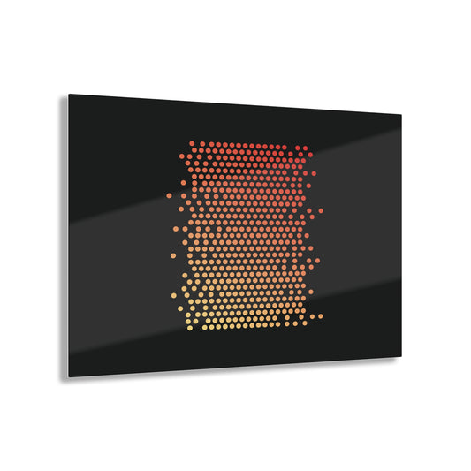 T5 Minimalist Dot Meeting Acrylic Print