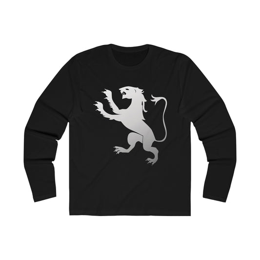 T5 Minimalist Spanish Lion Long Sleeve Crew Tee for Women