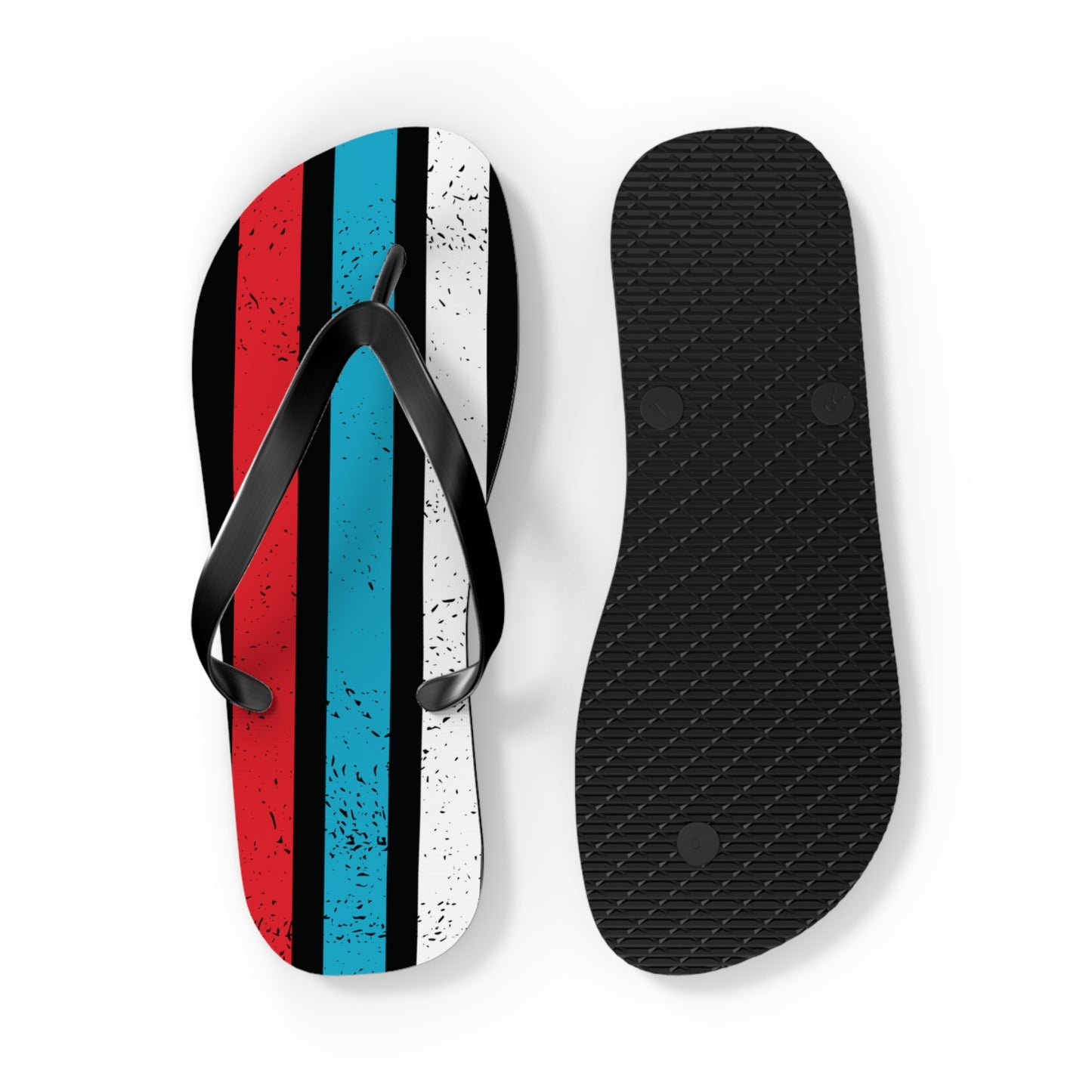 T5 Minimalist Textured Rectangles Flip-Flops for Women