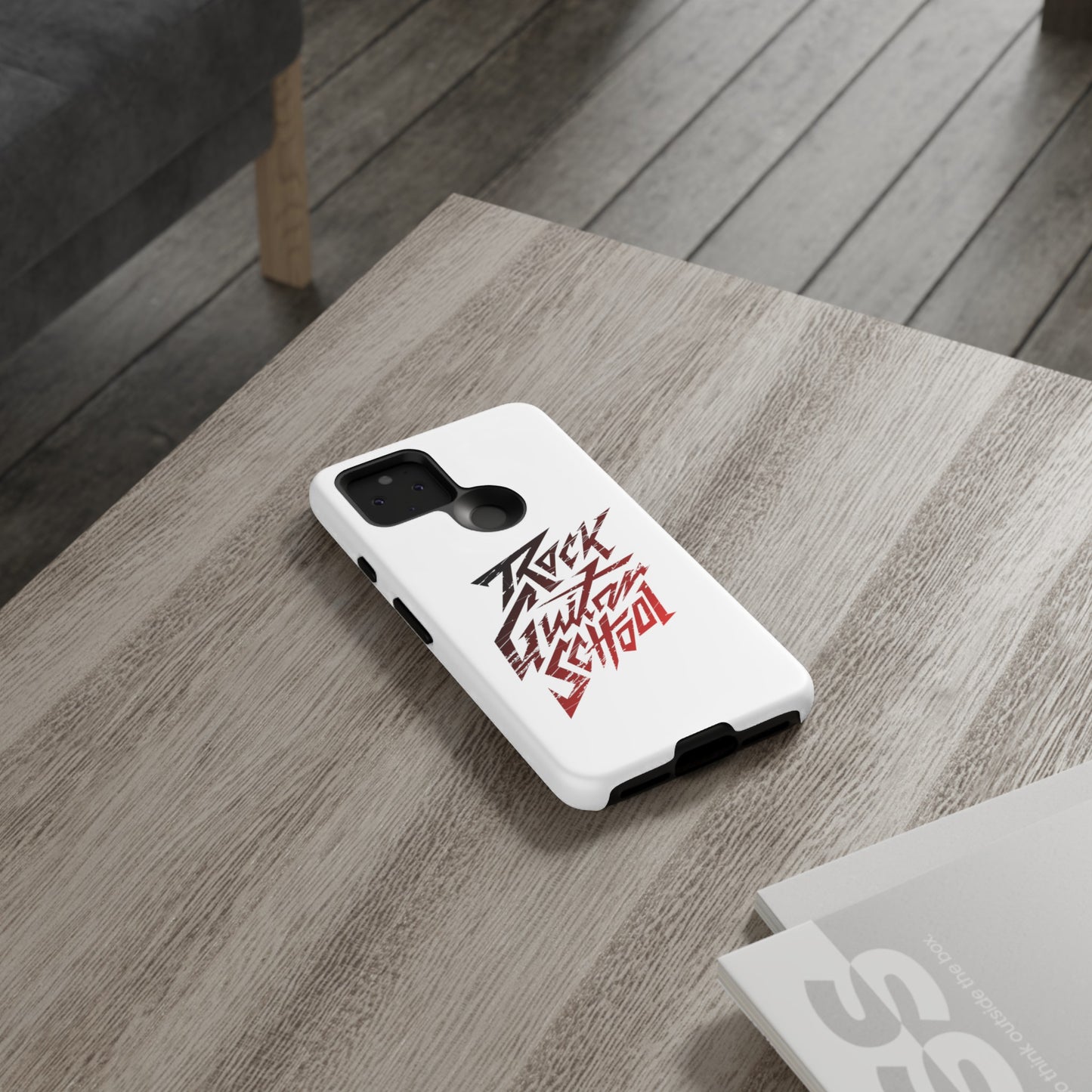 T5 Minimalist ROCK GUITAR SCHOOL Smartphone Case