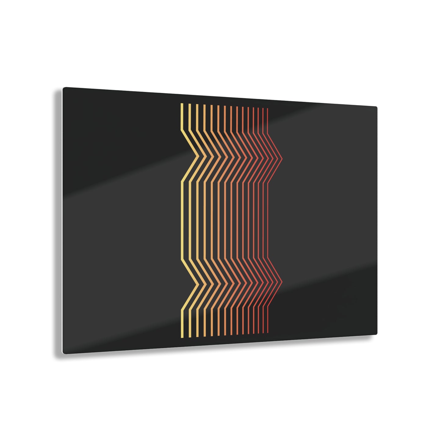 T5 Minimalist Broken Lines Acrylic Print