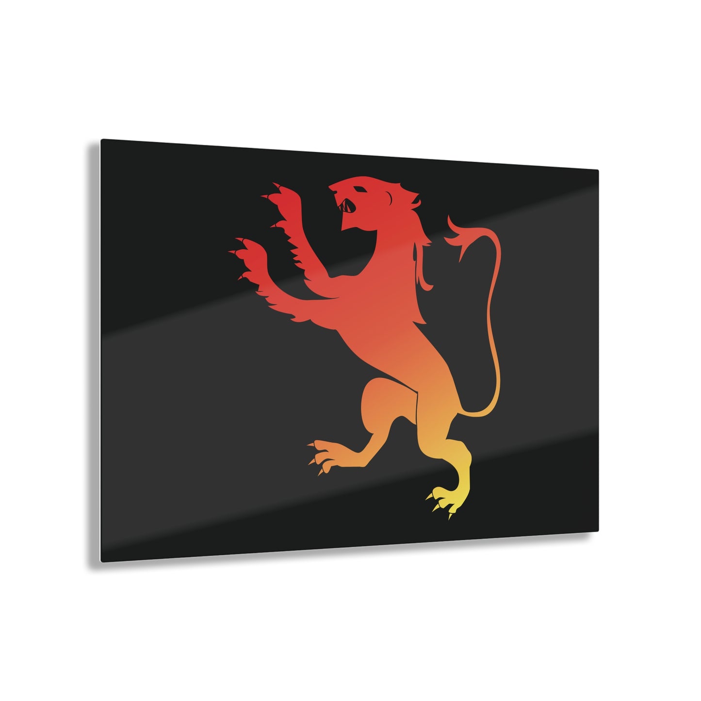 T5 Minimalist Spanish Lion Acrylic Print