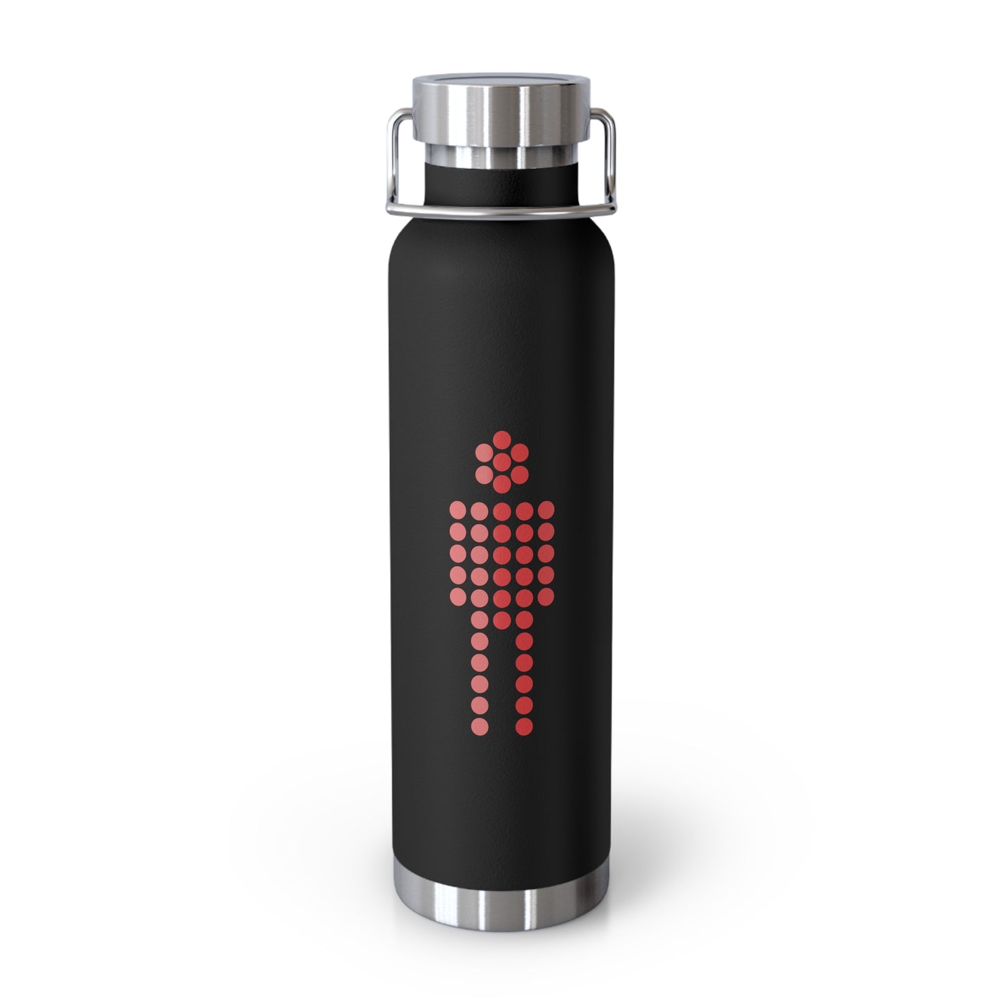 T5 Minimalist Pedestrian Stop Traffic Light Copper Vacuum Insulated Bottle