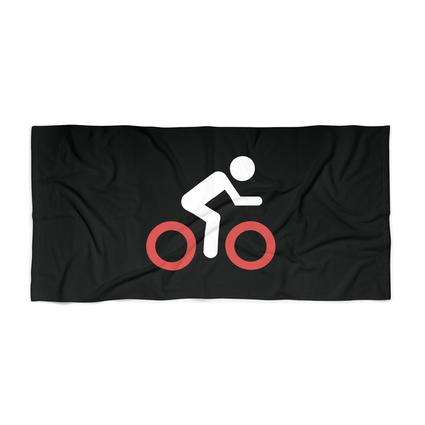 T5 Minimalist Cycling Sign Beach Towel for Men & Women