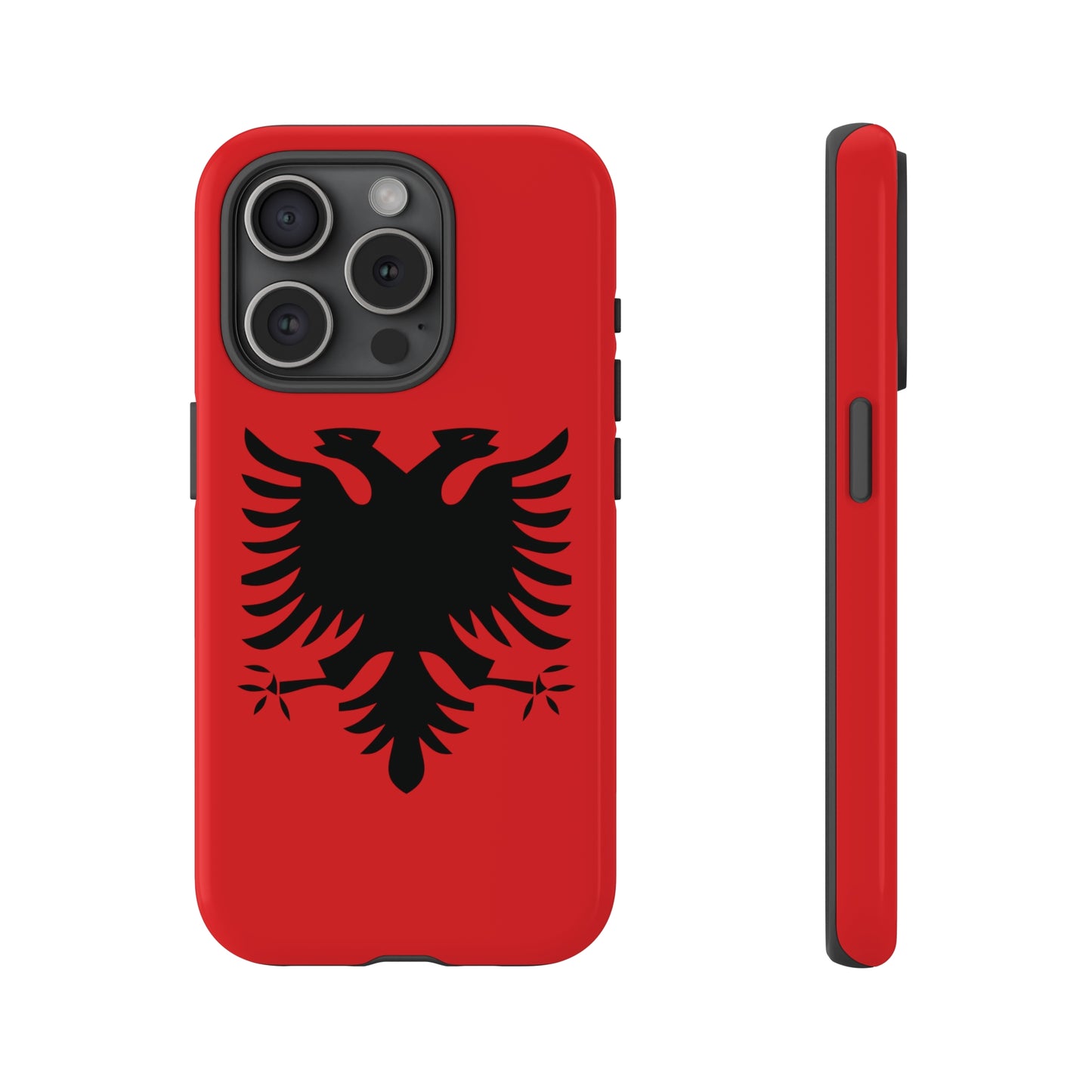 T5 Minimalist Albanian Flag Two Headed Eagle Smartphone Case