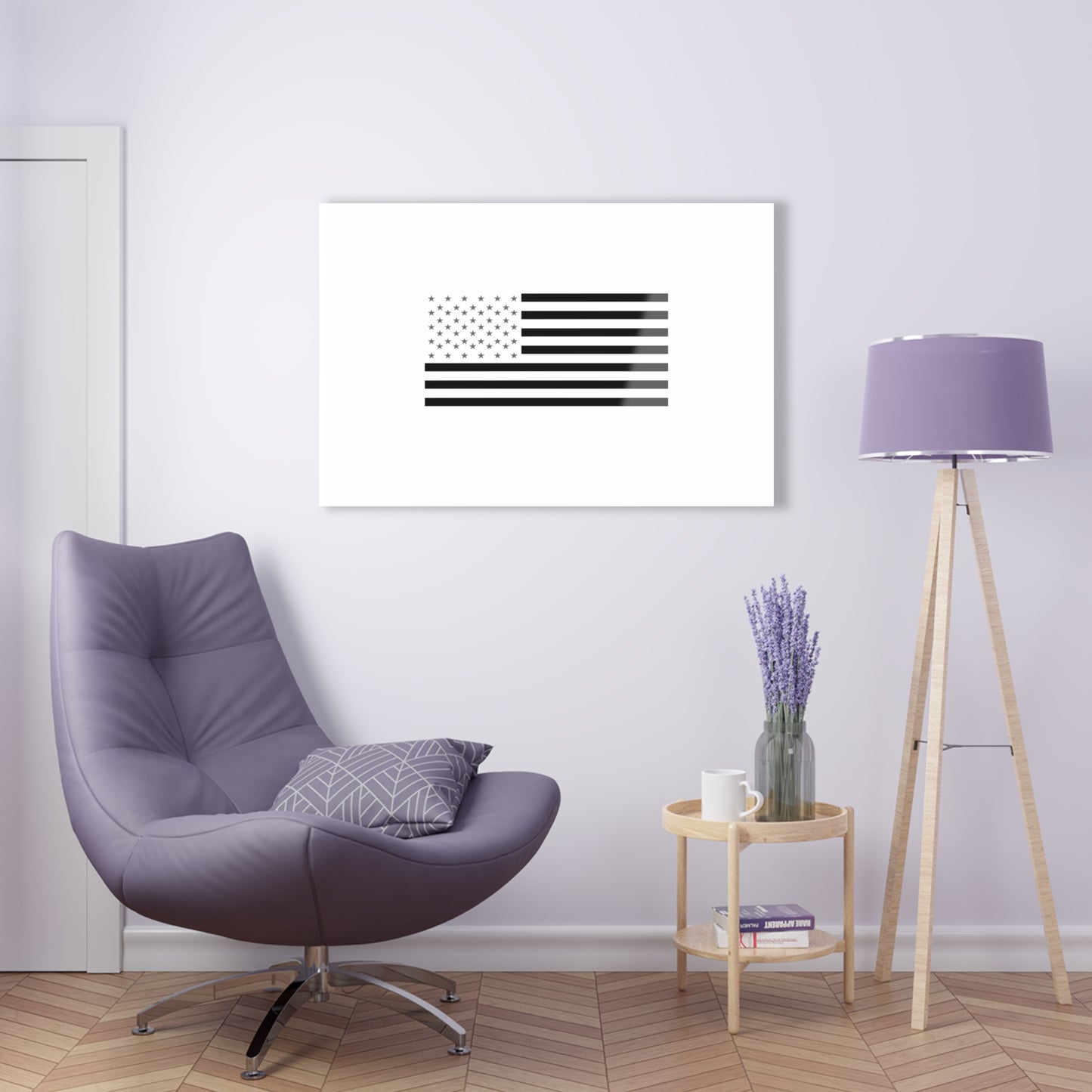 T5 Minimalist U.S.A. Flag Acrylic Print