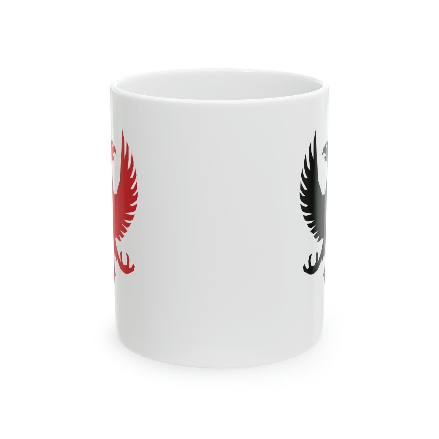 T5 Minimalist Two Headed Eagle Ceramic Coffee Mug