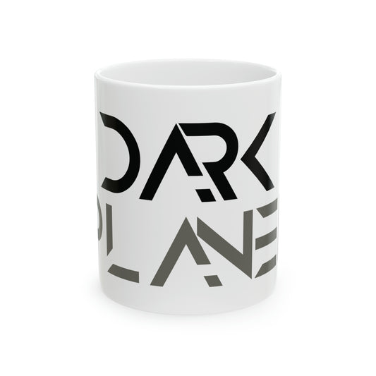 T5 Minimalist Dark Planet Ceramic Coffee Mug