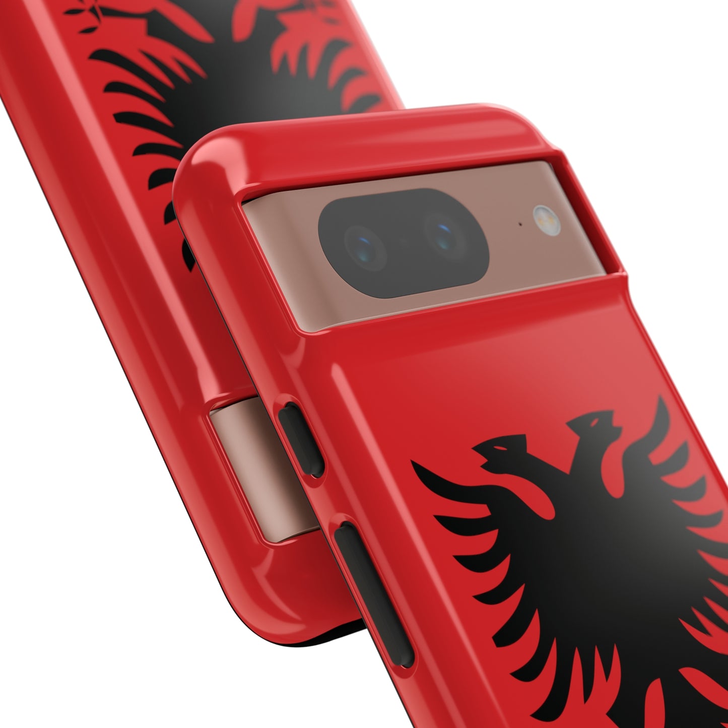 T5 Minimalist Albanian Flag Two Headed Eagle Smartphone Case