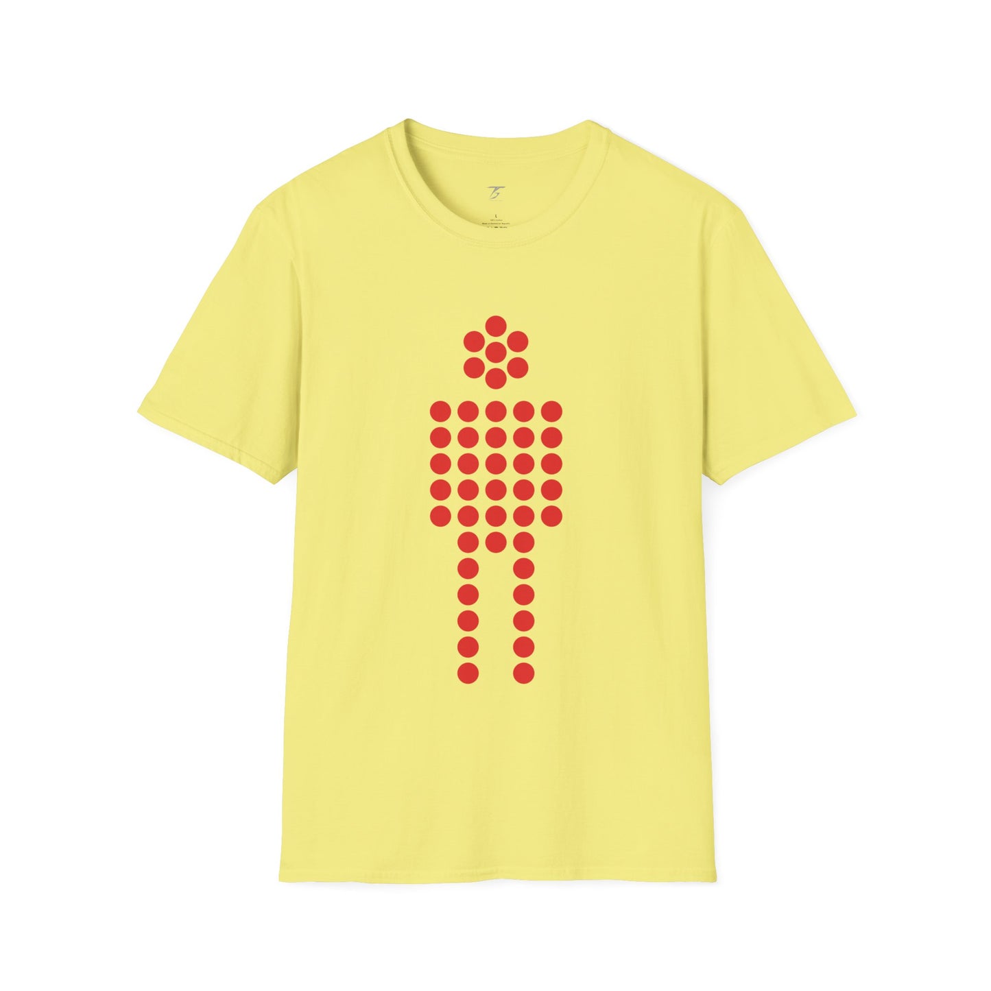 T5 Minimalist Pedestrian Stop Traffic Light T-Shirt for Men