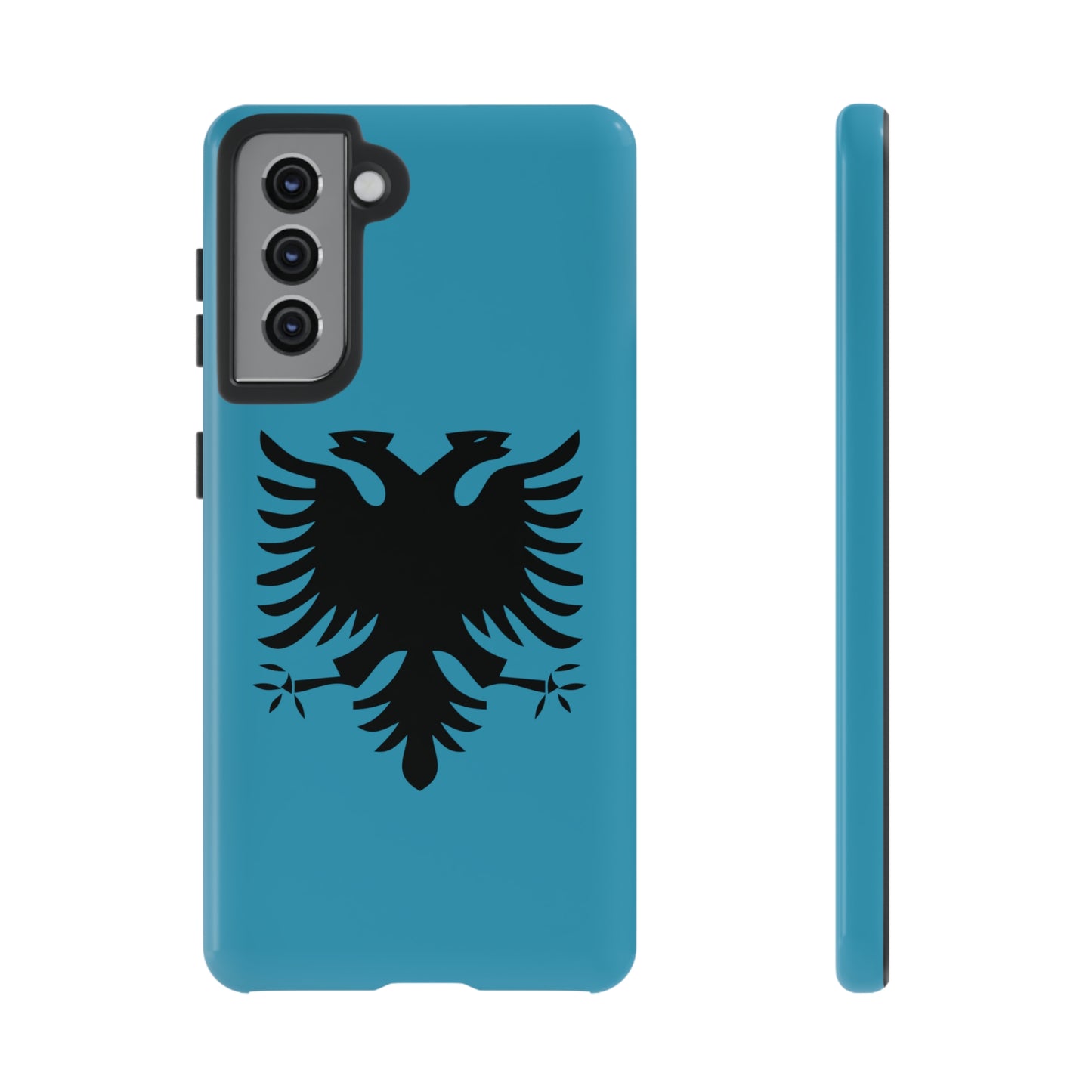 T5 Minimalist Albanian Flag Two Headed Eagle Smartphone Case