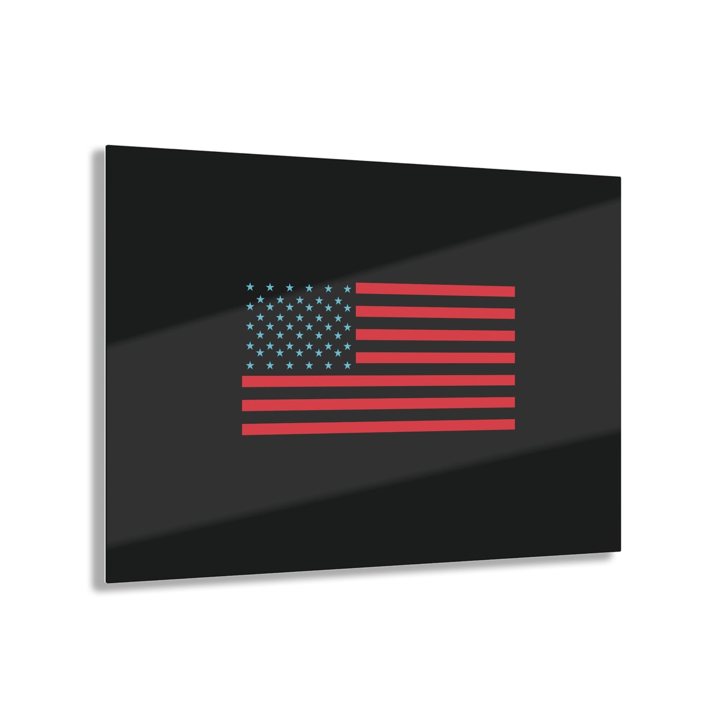 T5 Minimalist U.S.A. Flag Acrylic Print