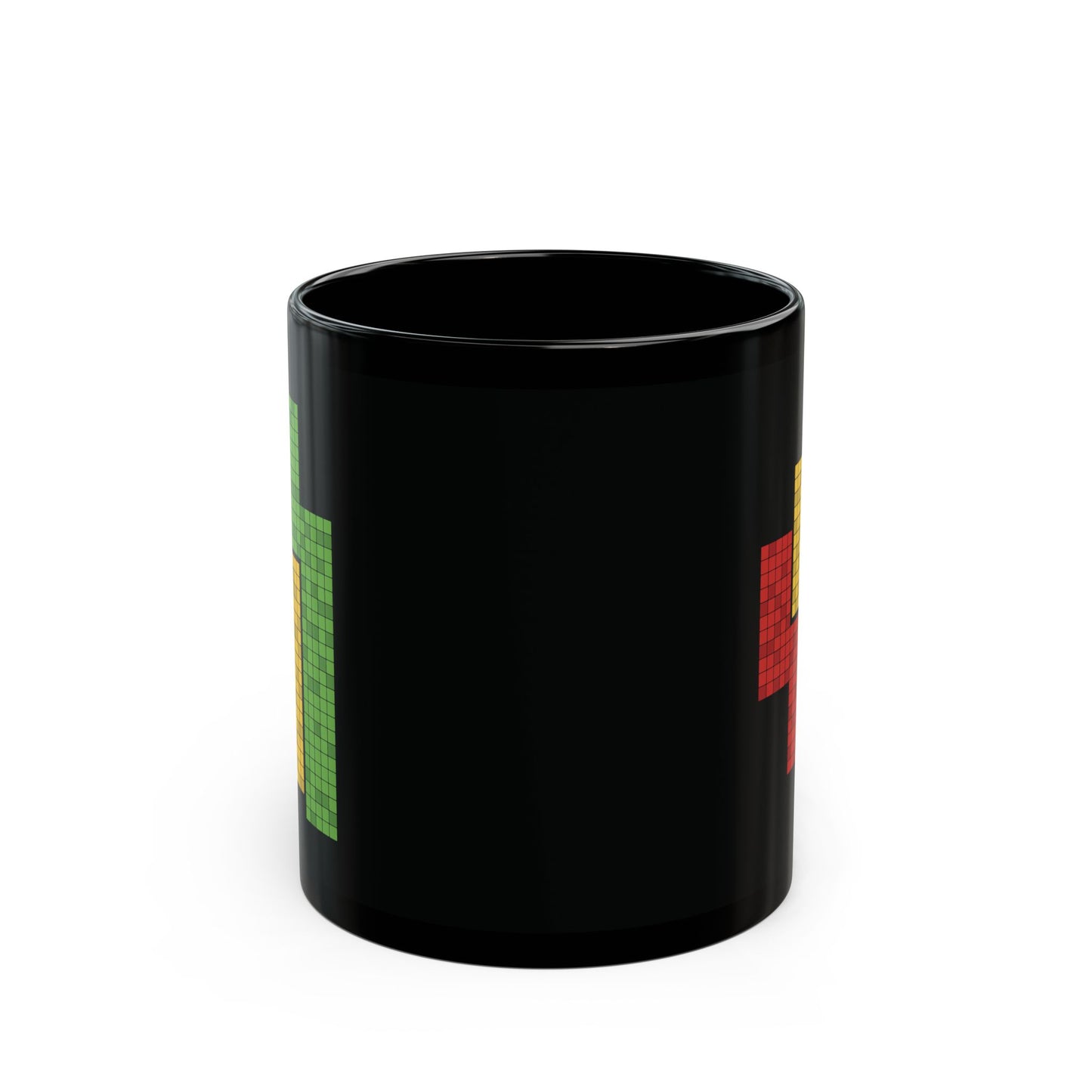 T5 Minimalist Mosaic Shapes Ceramic Coffee Mug