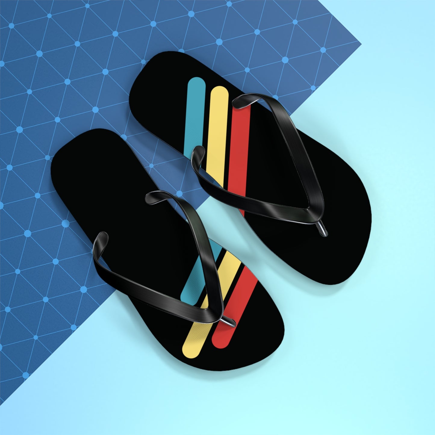 T5 Minimalist Color Bars Flip-Flops for Men